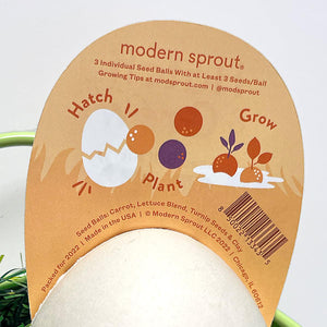 Hatch and Grow Carrot, Lettuce, and Turnip Blend-Science & Discovery-Modern Sprout-Yellow Springs Toy Company