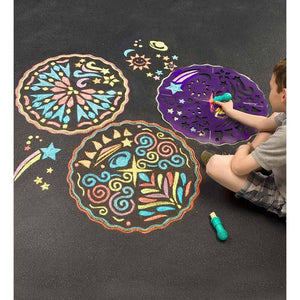 MANDALA CHALKSCAPES STARS-The Arts-Hearth Song-Yellow Springs Toy Company
