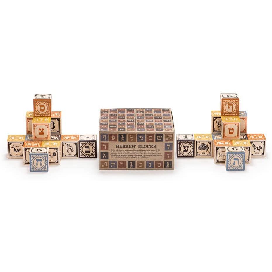 Hebrew Blocks-Building &amp; Construction-Uncle Goose-Yellow Springs Toy Company