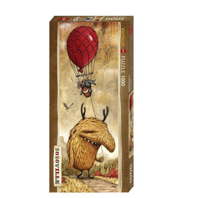Red Balloon, Zozoville - 1000 piece-Puzzles-HEYE-Yellow Springs Toy Company
