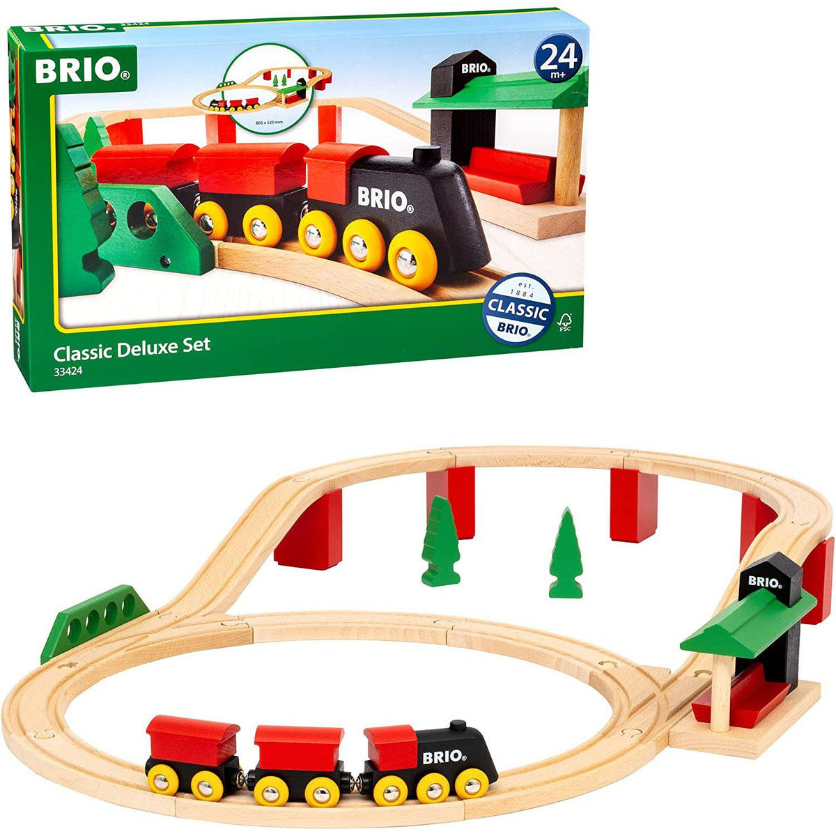 Brio - Classic Deluxe Set-Vehicles &amp; Transportation-Ravensburger-Brio-Yellow Springs Toy Company