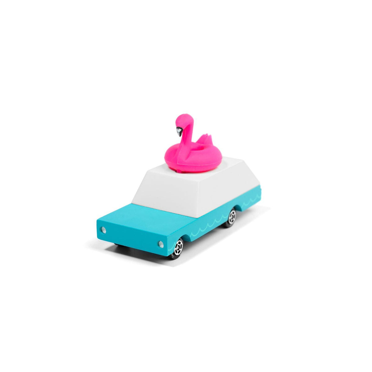 Candycar - Flamingo Wagon (magnetic hitch)-Vehicles &amp; Transportation-Candylab Toys-Yellow Springs Toy Company