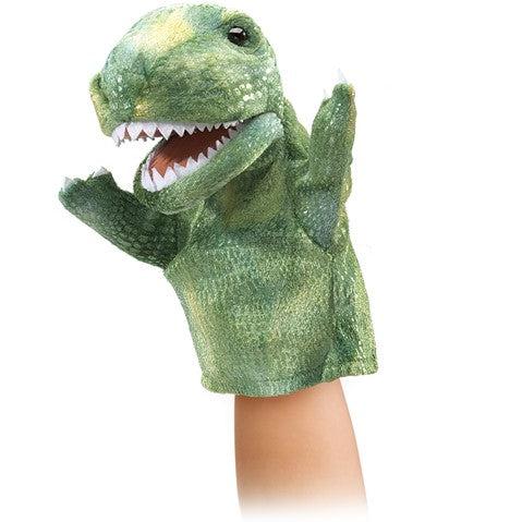 Little Tyrannosaurus Rex - Little Hand Puppet-Puppets-Folkmanis-Yellow Springs Toy Company