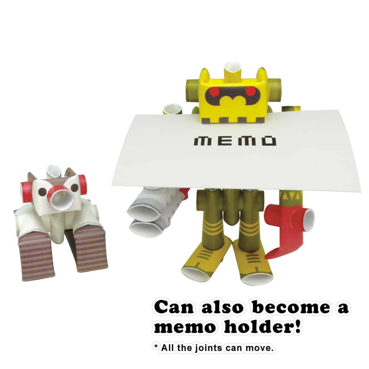 Dr. Penk &amp; Goriborg - Piperoid Paper Craft Robots-Arts &amp; Humanities-Yellow Springs Toy Company