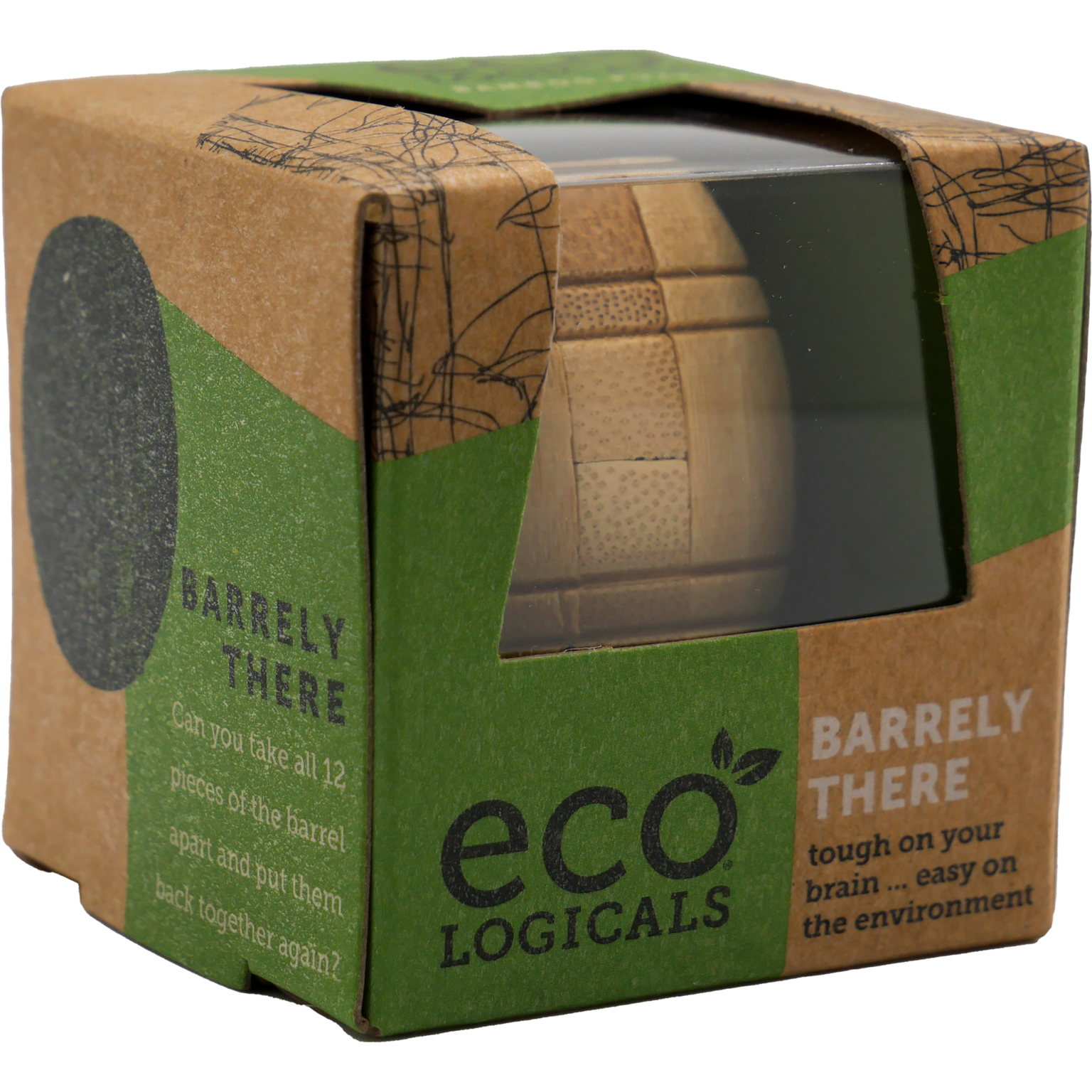 Eco Logicals Bamboo Puzzle - Barrely There-Puzzles-Project Genius-Yellow Springs Toy Company