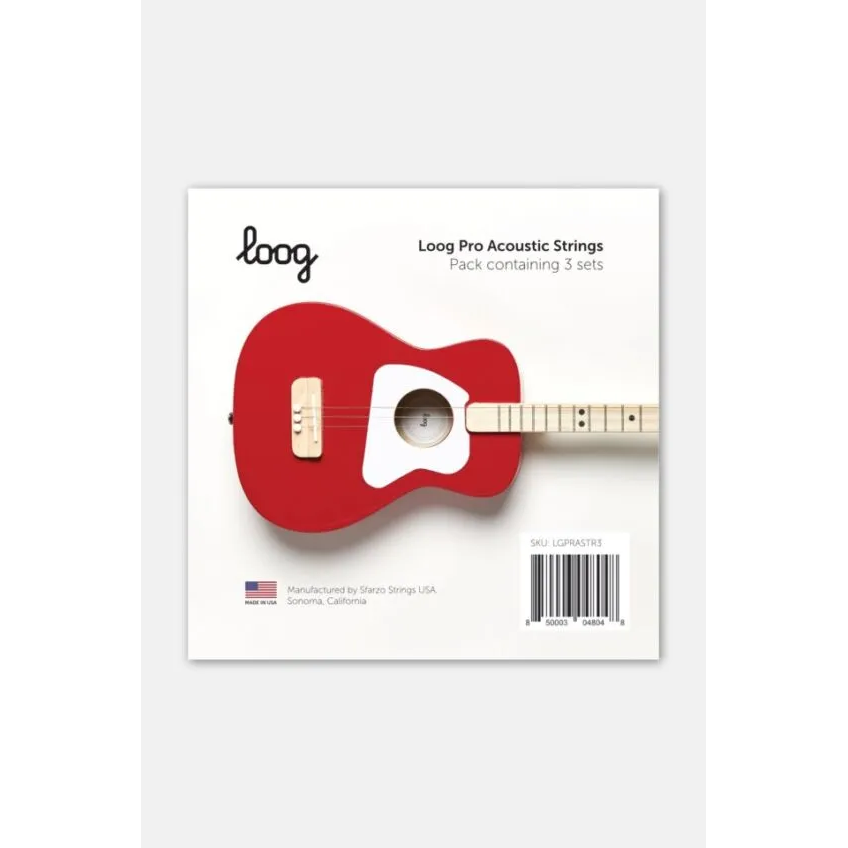 Loog Pro Acoustic Guitar Strings-The Arts-Loog Guitars-Yellow Springs Toy Company