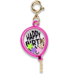 Charm It - Gold Birthday Balloon Shaker Charm-Dress-Up-Charm It!-Yellow Springs Toy Company