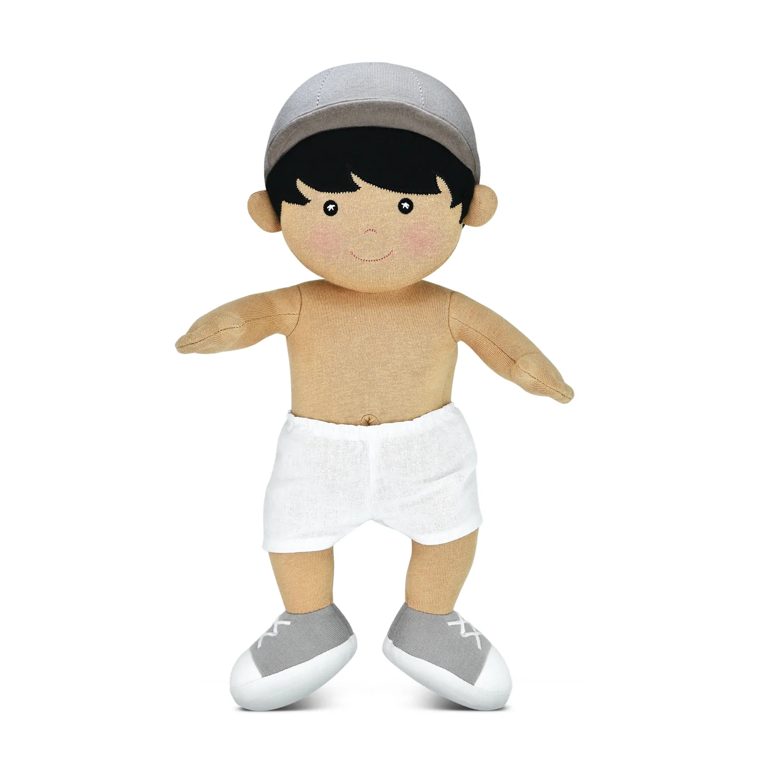 100% Organic Cotton Park Friend - Grady in Caramel-Stuffed & Plush-Apple Park-Yellow Springs Toy Company