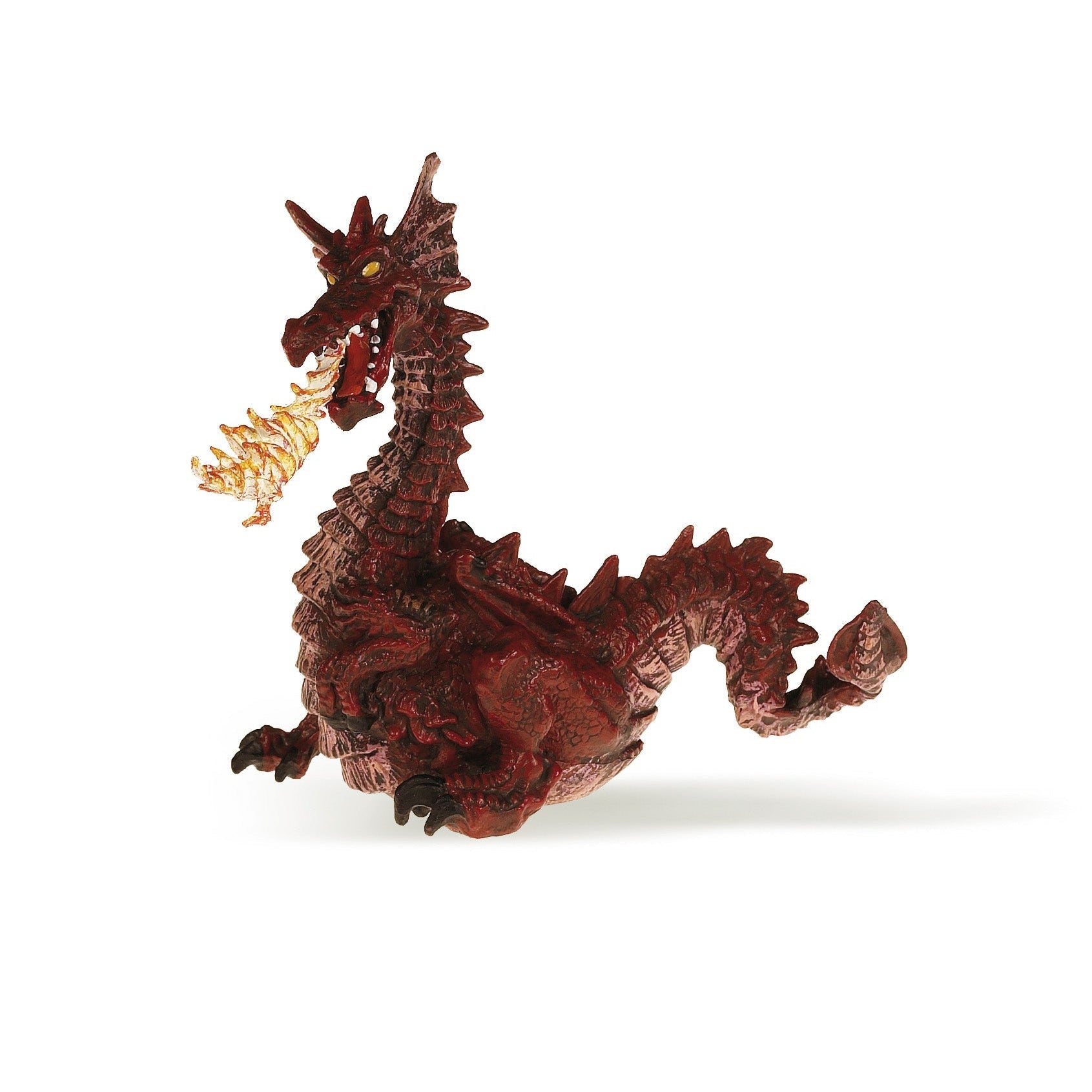Papo - Red Dragon with Flame-Pretend Play-Papo | Hotaling-Yellow Springs Toy Company