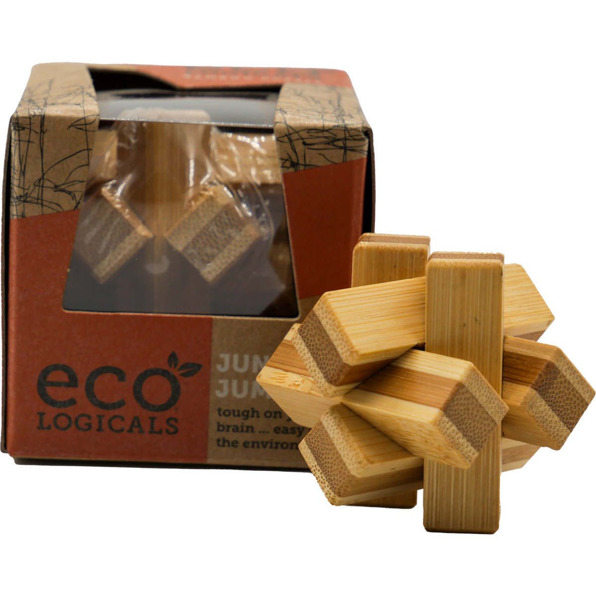 Eco Logicals Bamboo Puzzle - Jungle Jumble-Puzzles-Project Genius-Yellow Springs Toy Company