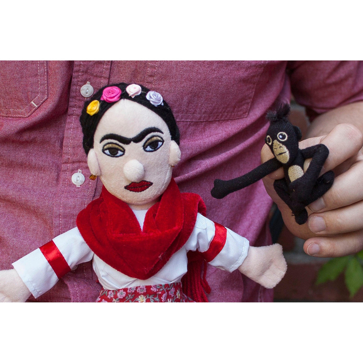 Frida Kahlo Little Thinker - 11&quot;-Stuffed &amp; Plush-Unemployed Philosophers-Yellow Springs Toy Company