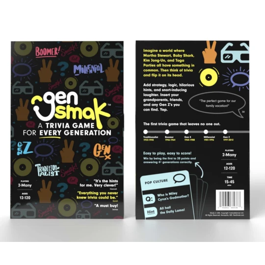GENSMAK! - Trivia - OG edition-Games-Gensmak-Yellow Springs Toy Company