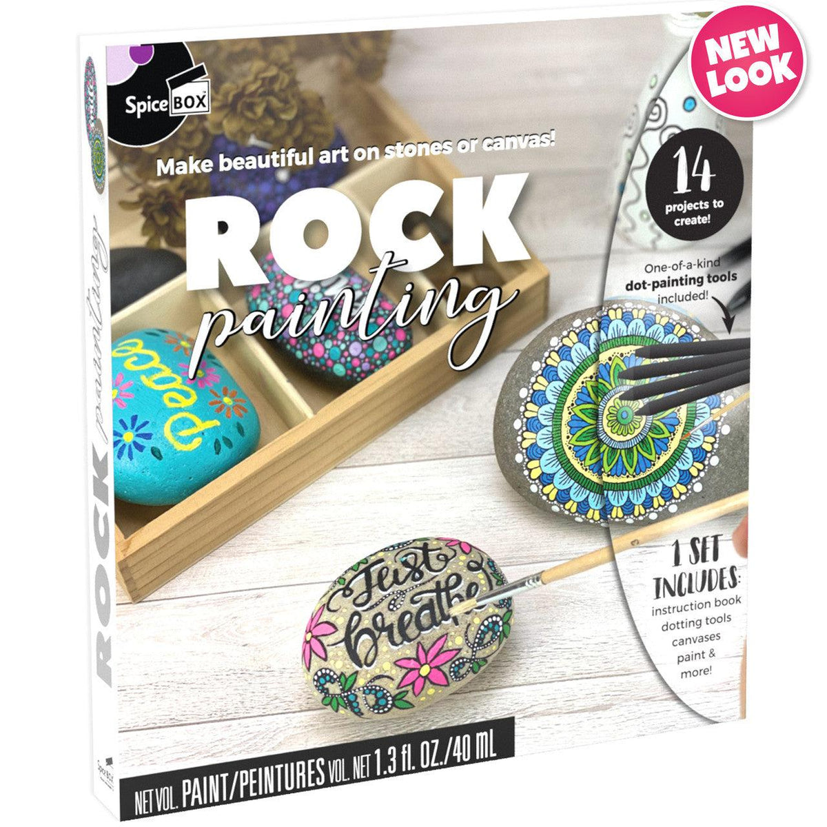 Sketch Plus Rock Painting-The Arts-Spice Box-Yellow Springs Toy Company