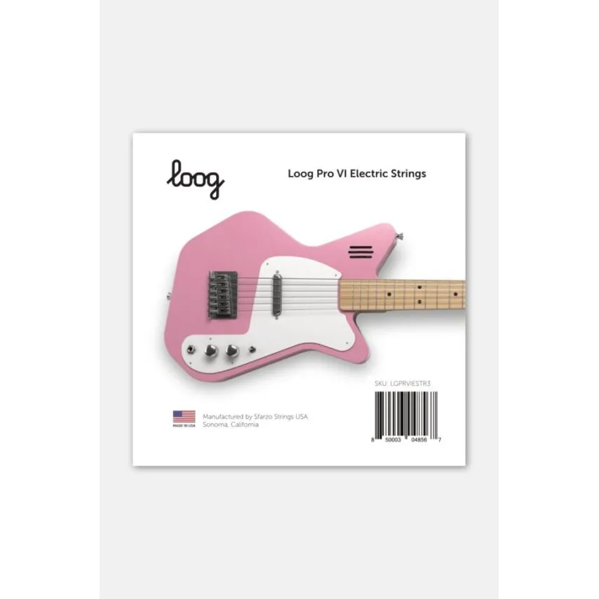 Loog Pro VI Electric Guitar Strings-The Arts-Loog Guitars-Yellow Springs Toy Company