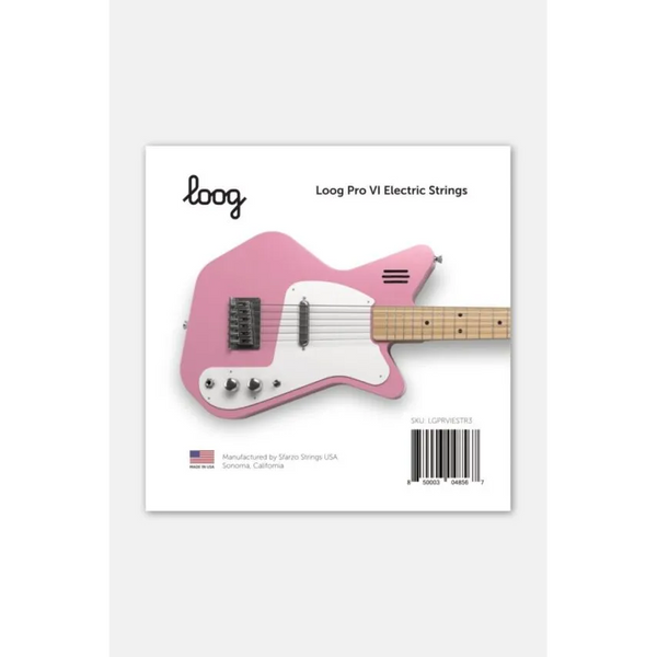 Loog Pro VI Electric Guitar Strings-The Arts-Loog Guitars-Yellow Springs Toy Company