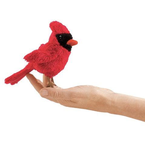 Mini Cardinal on palm of someones hand