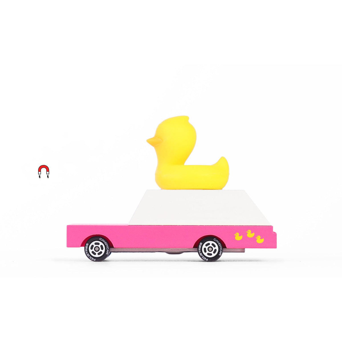 Candycar - Duckie Wagon (magnetic hitch)-Vehicles &amp; Transportation-Candylab Toys-Yellow Springs Toy Company