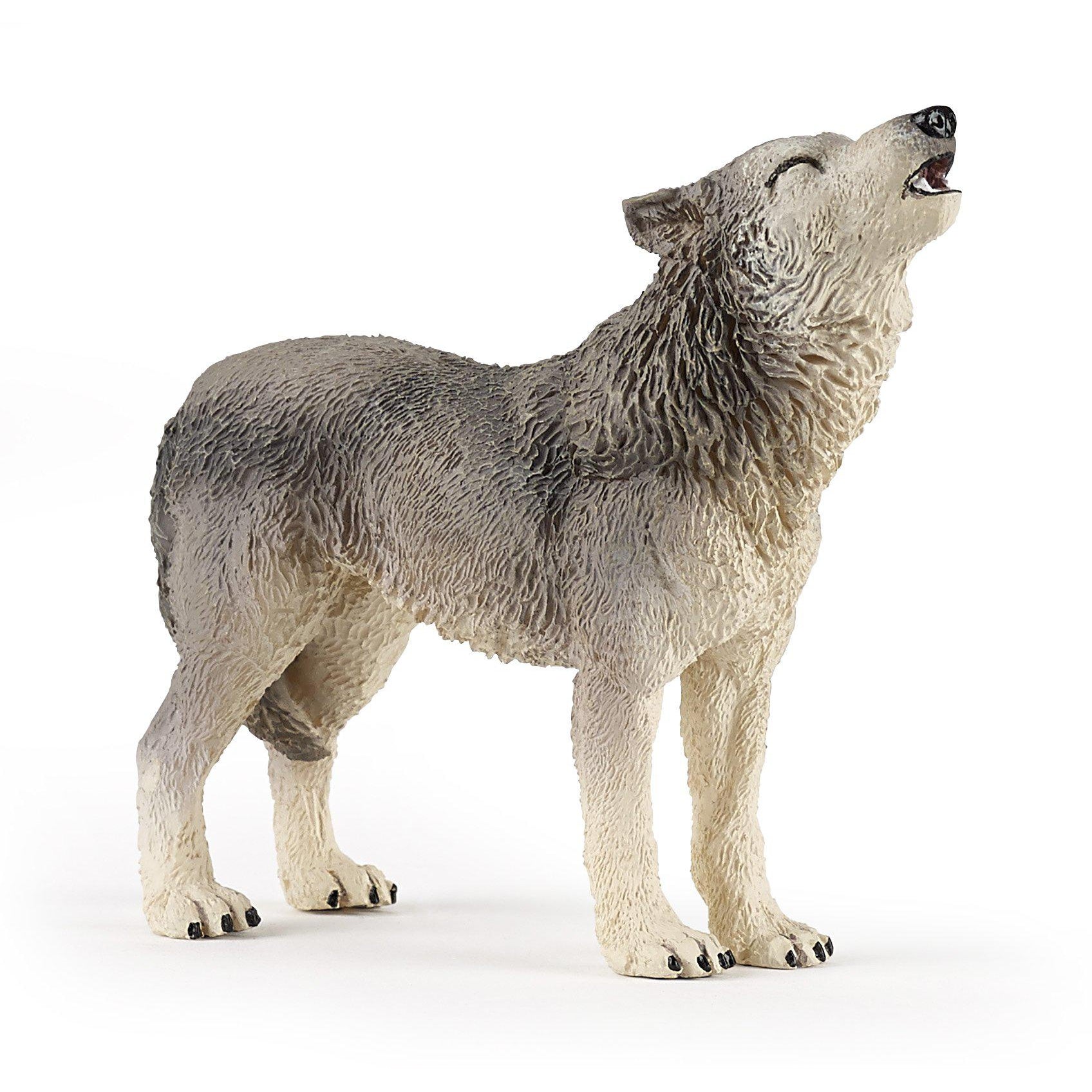 Papo - Howling Wolf-Pretend Play-Papo | Hotaling-Yellow Springs Toy Company