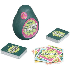 Avocado-smash-avocado-shaped-outer-container-and-cards-showing-front-and-back
