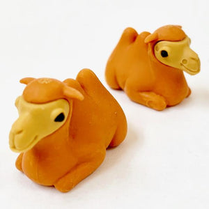 Front view of the camel from the Puzzle Eraser-Safari set two pictured.