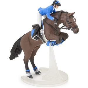 Papo - Jumping Horse with Riding Girl-Pretend Play-Papo | Hotaling-Yellow Springs Toy Company