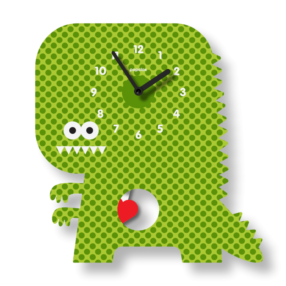 Acrylic Clockzilla Pendulum Clock *-Decor & Keepsakes-Modern Moose | Popclox-Yellow Springs Toy Company