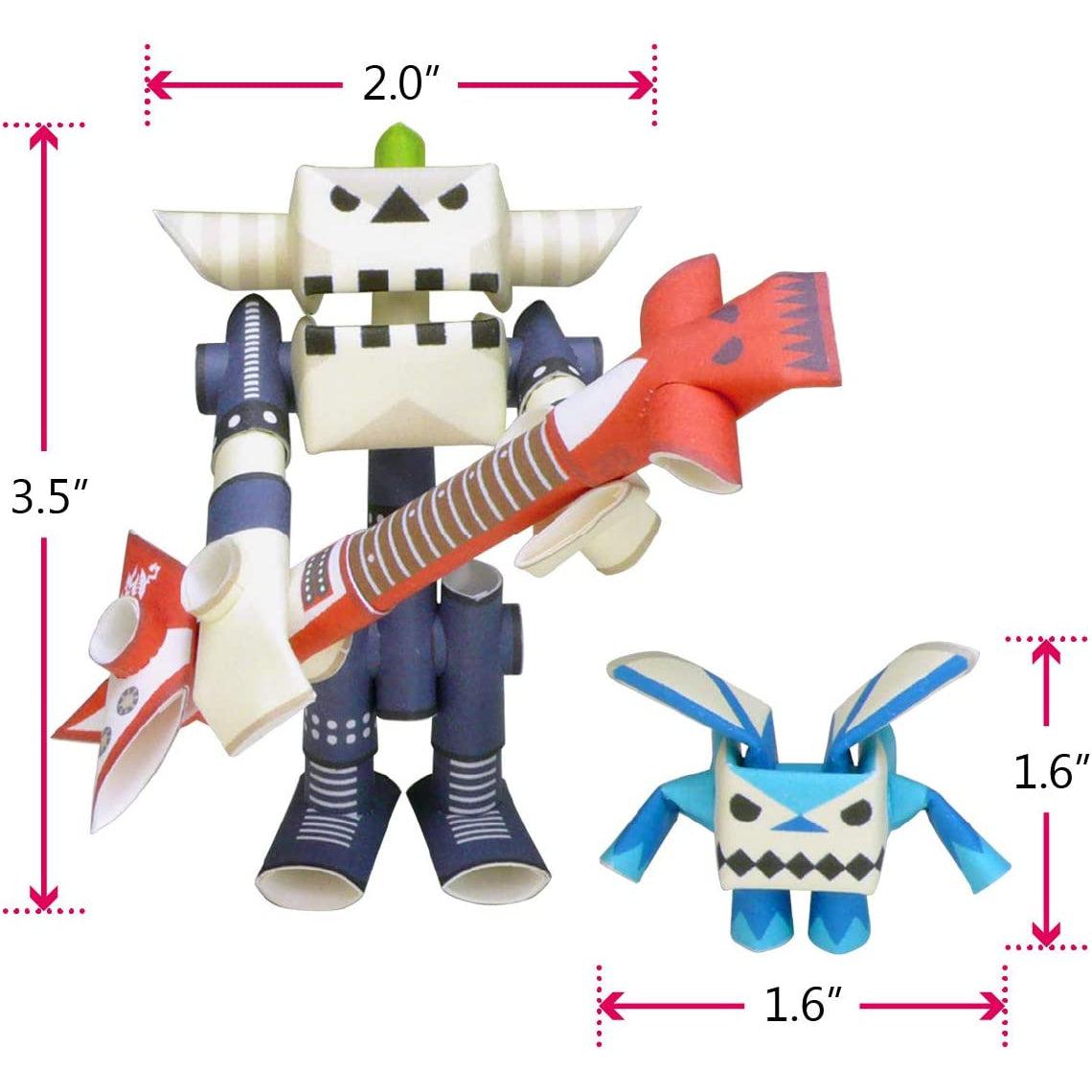 Guyzer &amp; Bean - Piperoid Paper Craft Robots-Arts &amp; Humanities-Yellow Springs Toy Company