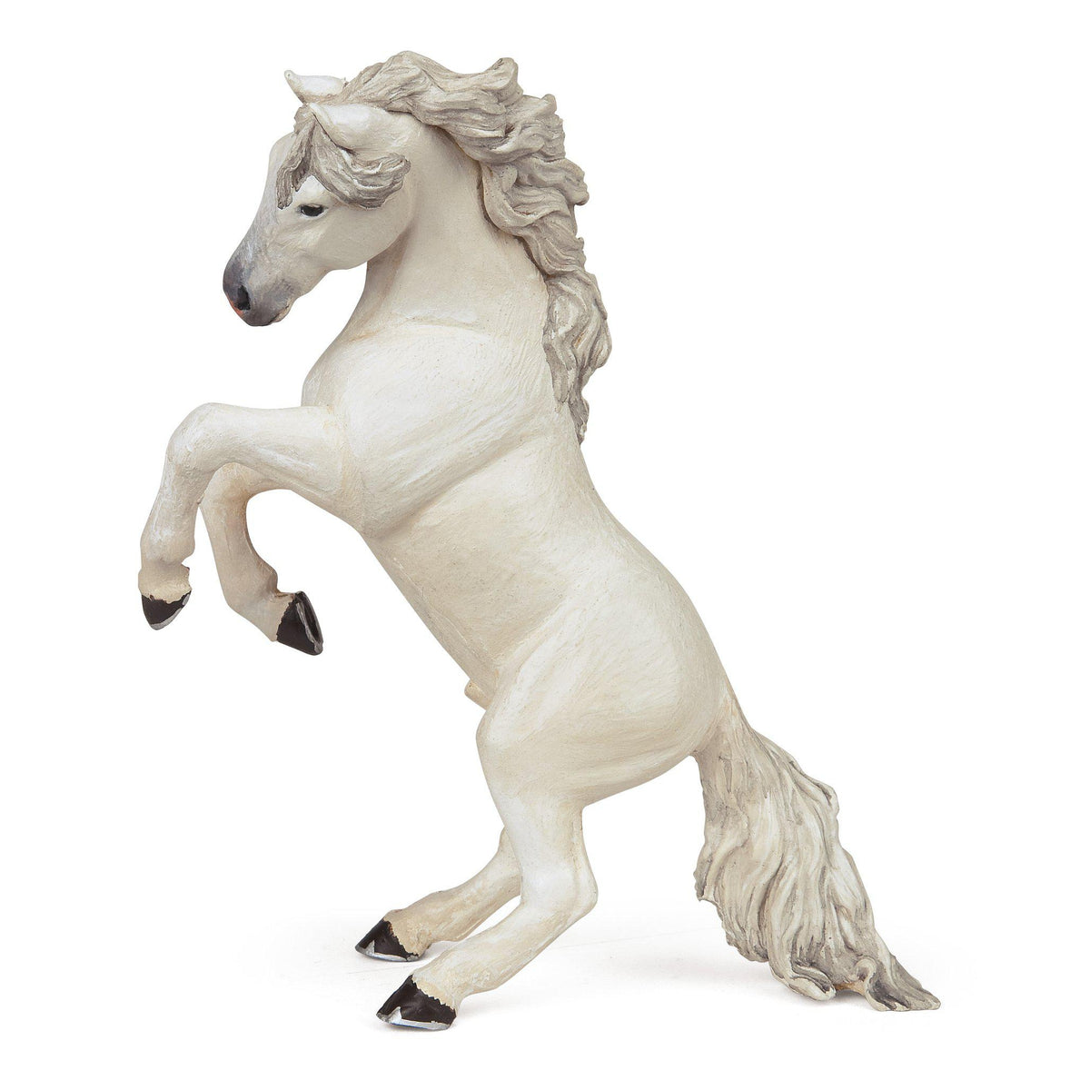 Papo - White Rearing Horse-Pretend Play-Papo | Hotaling-Yellow Springs Toy Company