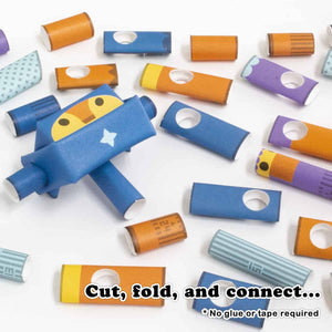 Smoke & Bill - Piperoid Paper Craft Robots