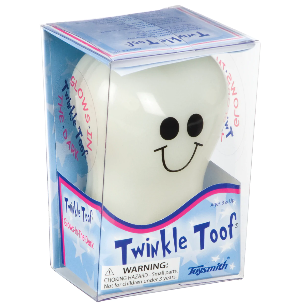 &quot;Twinkle Toof&quot; Tooth Fairy Keeper - Glow-in-the-Dark-Novelty-Toysmith-Yellow Springs Toy Company