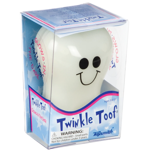"Twinkle Toof" Tooth Fairy Keeper - Glow-in-the-Dark-Novelty-Toysmith-Yellow Springs Toy Company