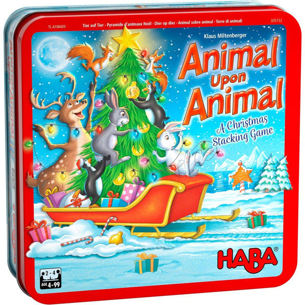 Animal Upon Animal - Christmas Stacking Game-Games-HABA-Yellow Springs Toy Company
