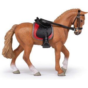 Papo - Walking Horse with Riding Girl-Pretend Play-Papo | Hotaling-Yellow Springs Toy Company
