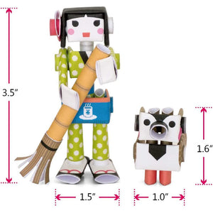 Hana & Suzu - Piperoid Paper Craft Robots