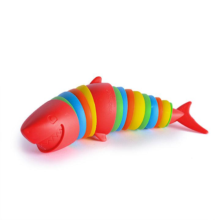 Sharkz Fidget - Rainbow - 7.5&quot;-Novelty-Watchitude-Yellow Springs Toy Company
