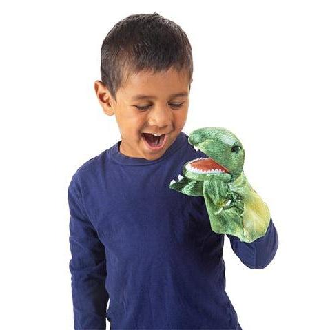 Little Tyrannosaurus Rex - Little Hand Puppet-Puppets-Folkmanis-Yellow Springs Toy Company