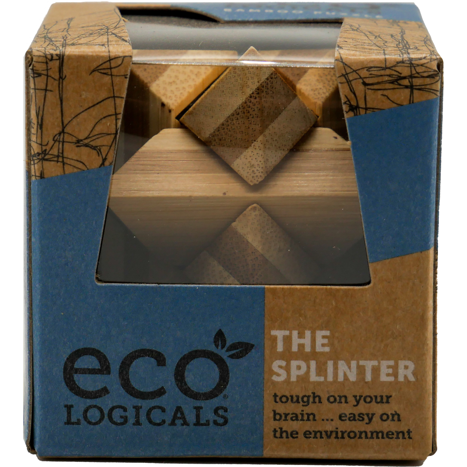 Eco Logicals Bamboo Puzzle - The Splinter-Puzzles-Project Genius-Yellow Springs Toy Company