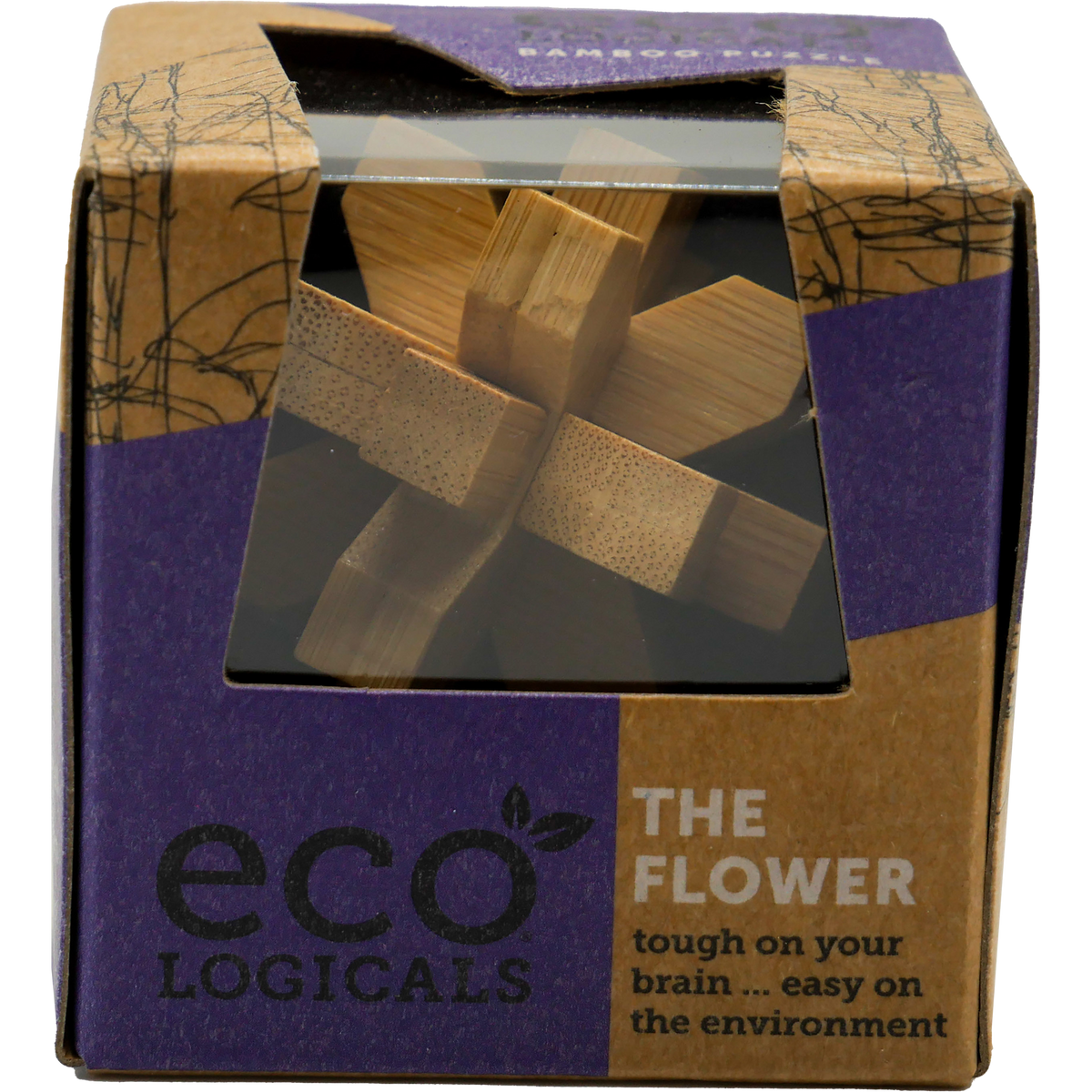 Eco Logicals Bamboo Puzzle - The Flower-Puzzles-Project Genius-Yellow Springs Toy Company