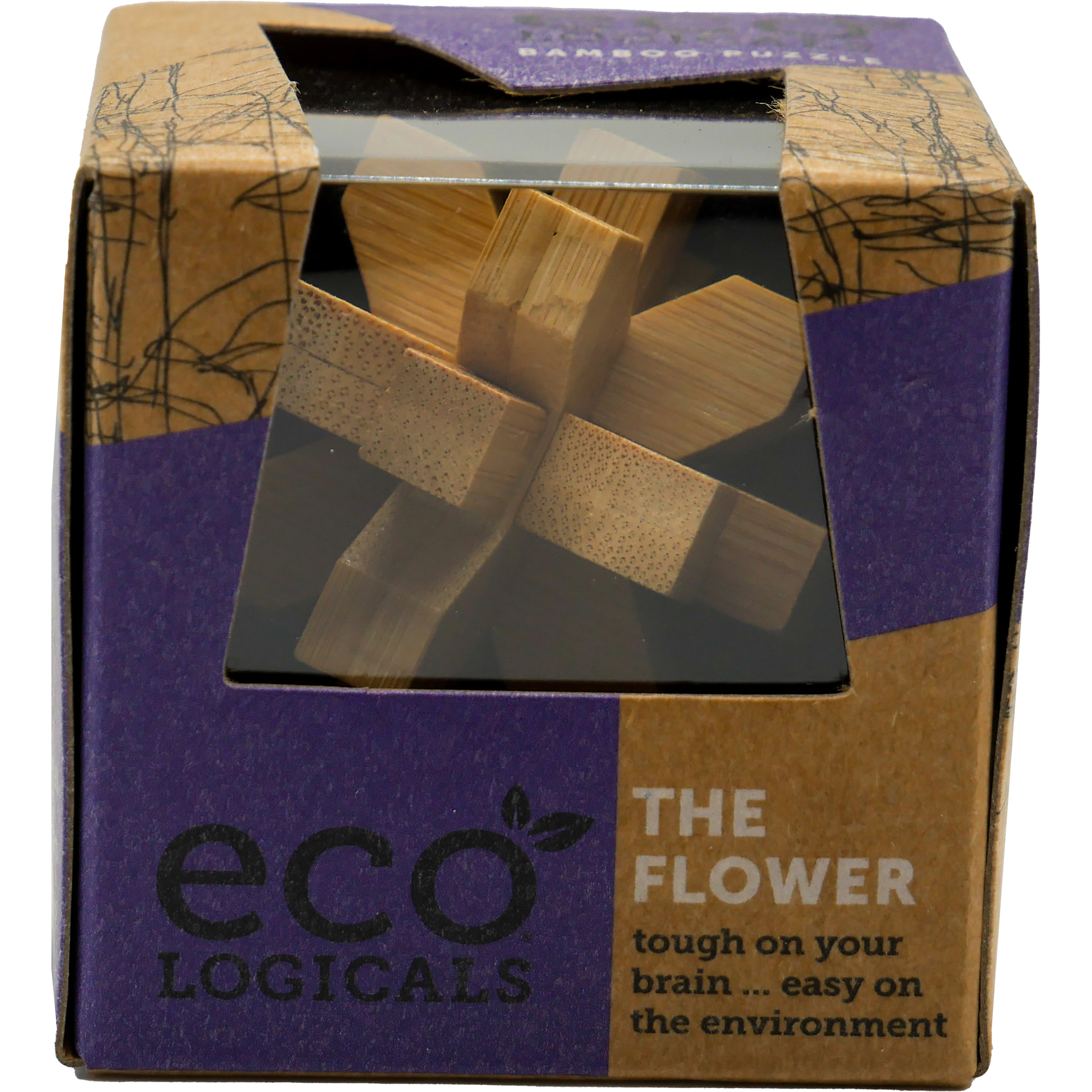 Eco Logicals Bamboo Puzzle - The Flower-Puzzles-Project Genius-Yellow Springs Toy Company