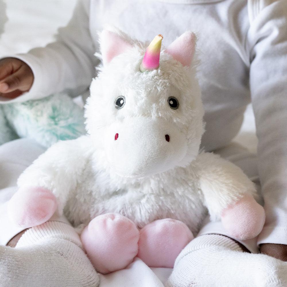 White Unicorn Warmies - 13&quot;-Stuffed &amp; Plush-Warmies-Yellow Springs Toy Company