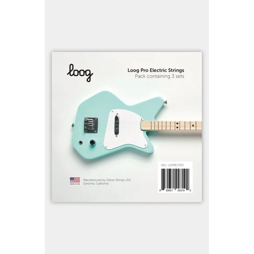 Loog Pro Electric Guitar Strings-The Arts-Loog Guitars-Yellow Springs Toy Company