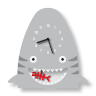 Acrylic Shark Pendulum Clock *