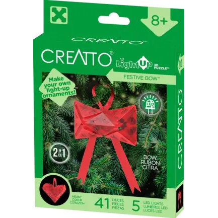 Creatto: Christmas Classics-Arts &amp; Humanities-Thames &amp; Kosmos-Festive Bow/Red Heart-Yellow Springs Toy Company