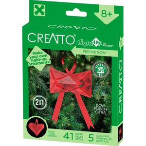 Creatto: Christmas Classics-Arts & Humanities-Thames & Kosmos-Festive Bow/Red Heart-Yellow Springs Toy Company