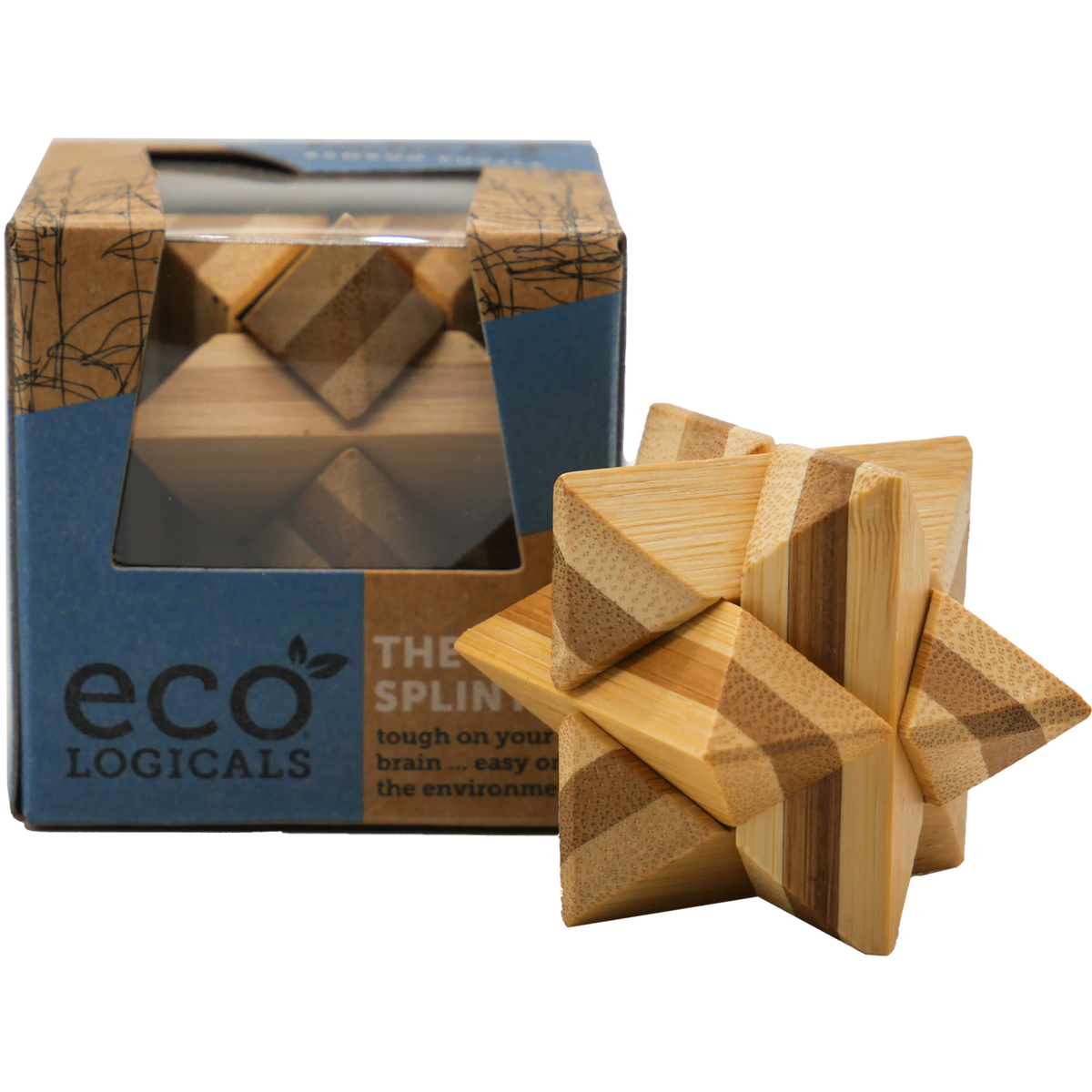 Eco Logicals Bamboo Puzzle - The Splinter-Puzzles-Project Genius-Yellow Springs Toy Company