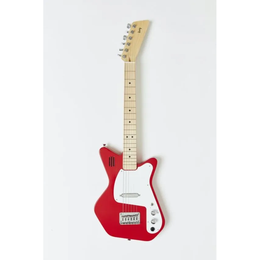 Loog Pro VI Electric Guitar with Built-In Amp - Red - Age 12+-The Arts-Loog Guitars-Yellow Springs Toy Company