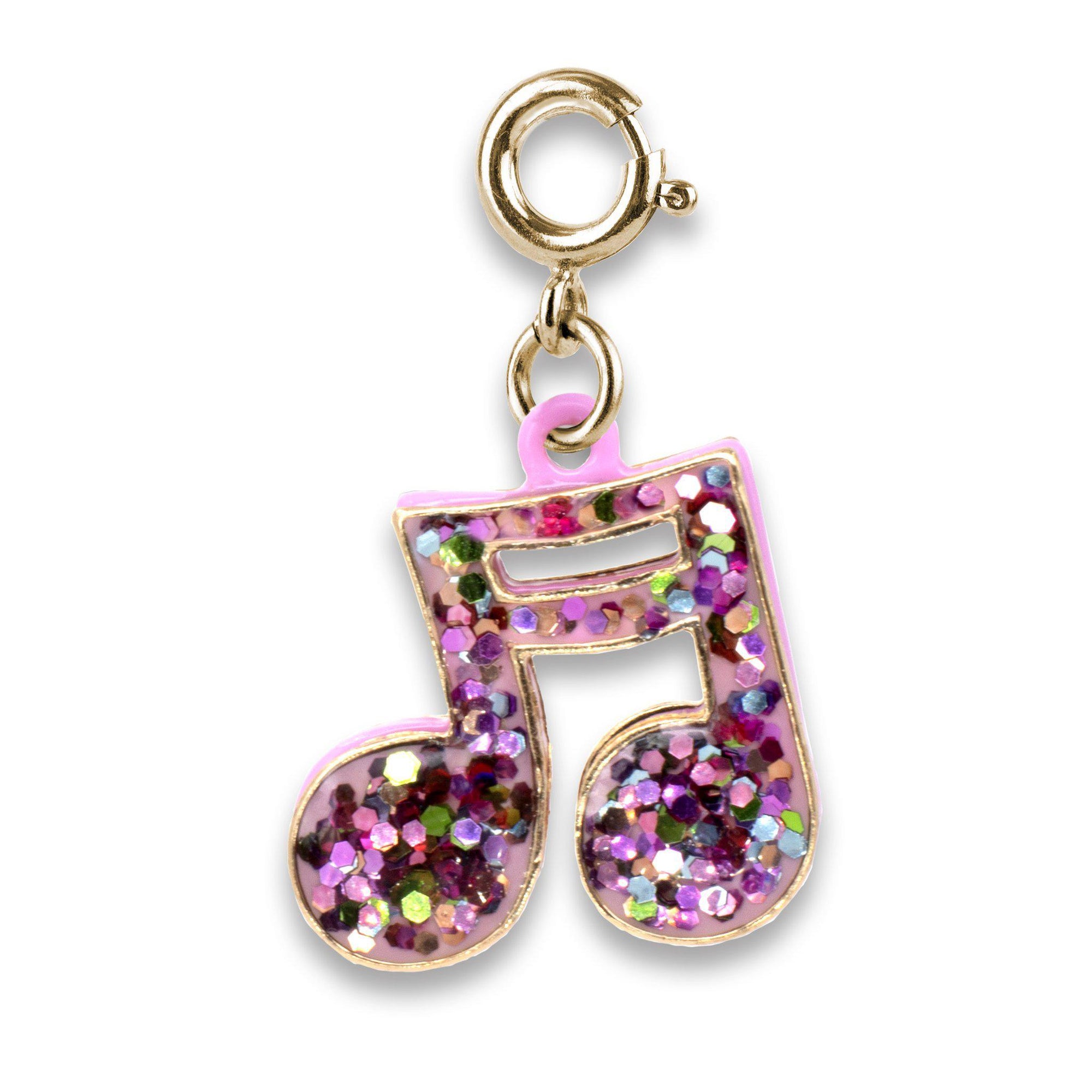 Charm It - Gold Glitter Music Note Charm-Dress-Up-Charm It!-Yellow Springs Toy Company