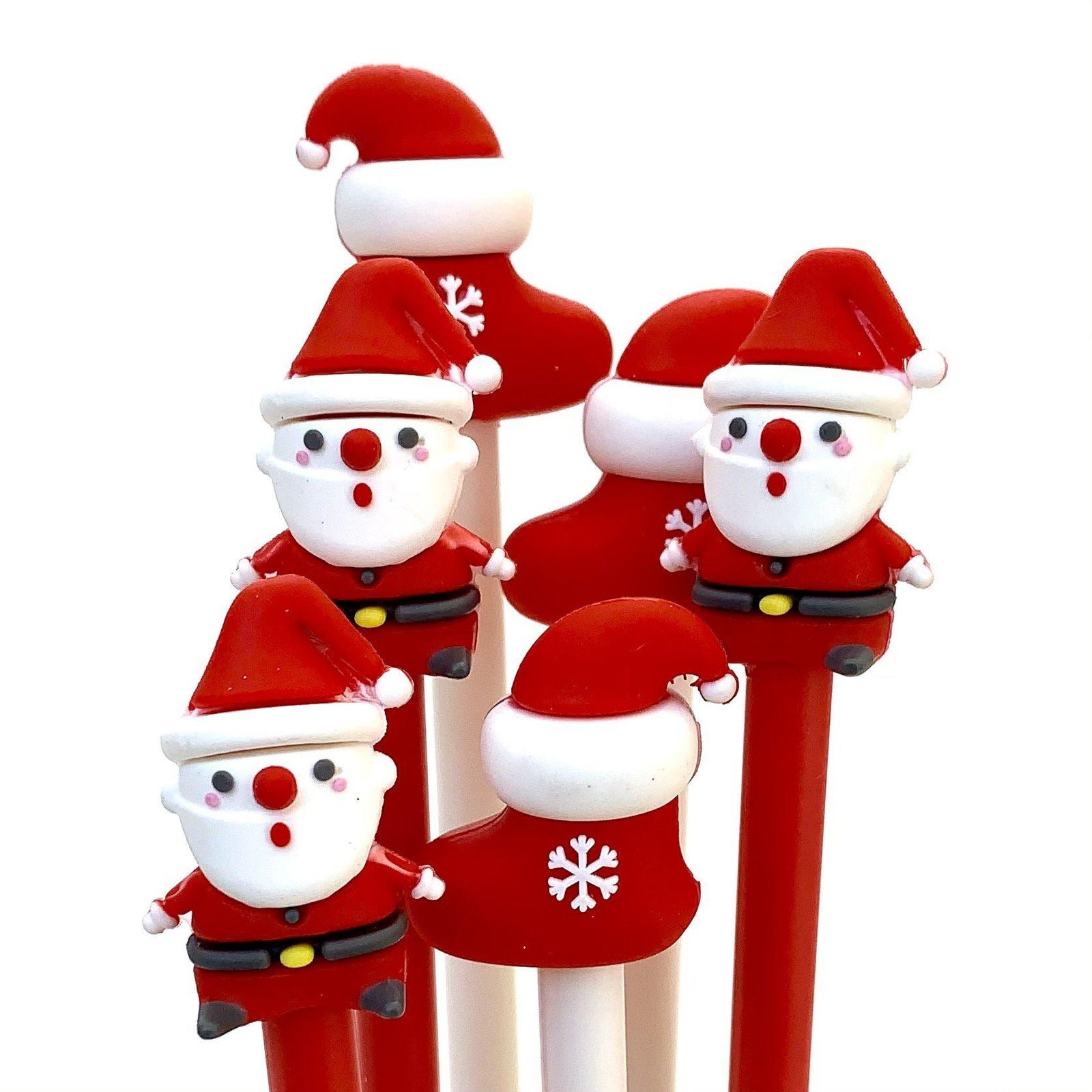 Gel Pen - Santa or Stocking-Stationery-BCMini-Yellow Springs Toy Company