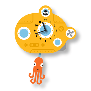 Acrylic Submarine Pendulum Clock *