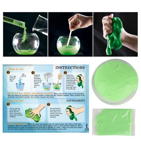 Detail of magic slime experiment instructions
